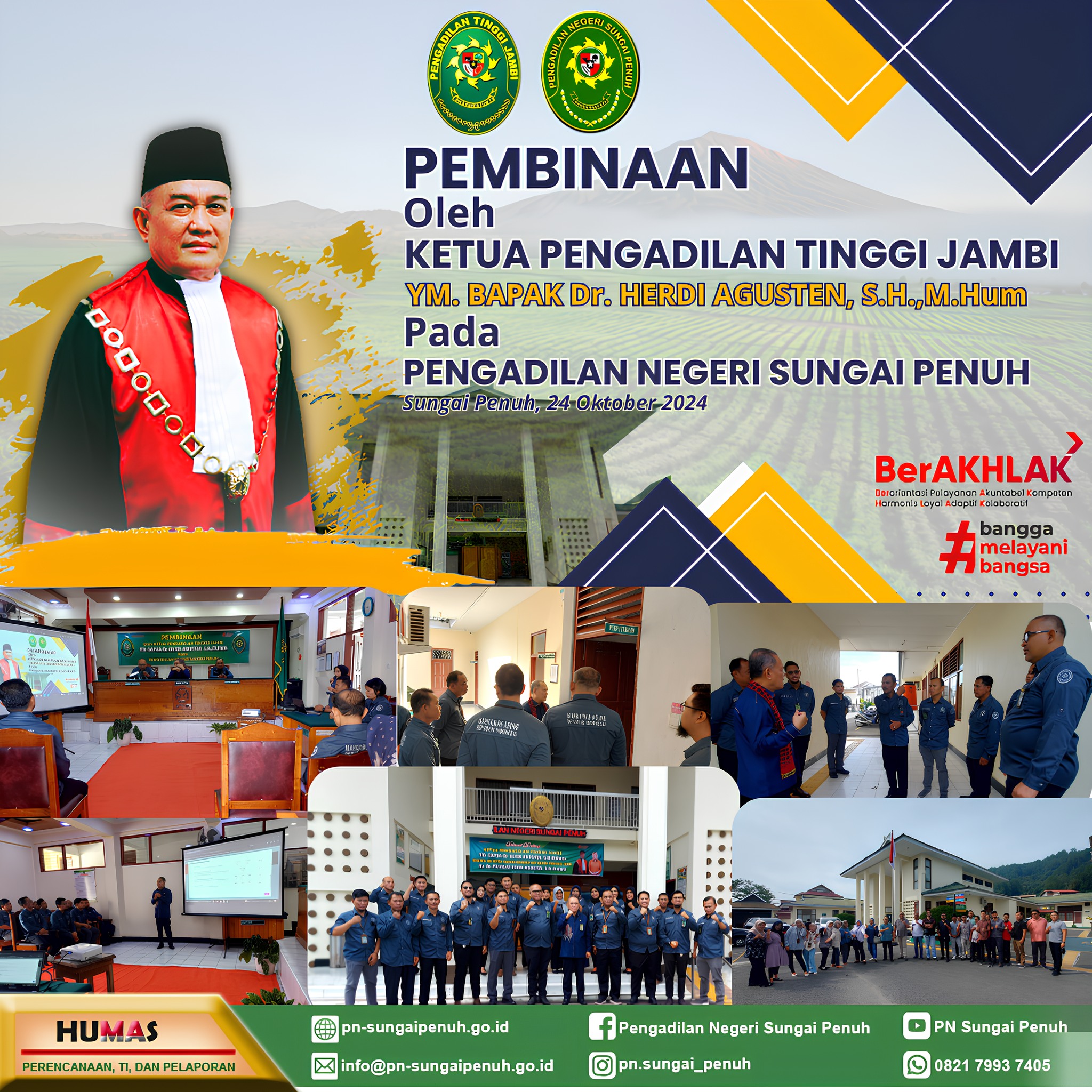 Pembinaan Ketua Pengadilan Tinggi Jambi